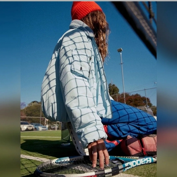 FP Movement by Free People Light Blue Bomber Jacket - Picture 4 of 7